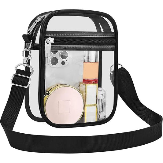 Clear Everyday Crossbody Bag – Adjustable Strap